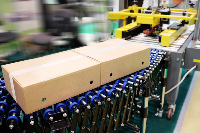 Conveyors can help with case picking and palletizing.