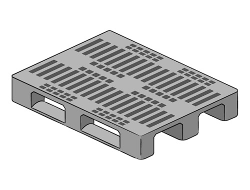 Plastic pallets for internal handling operations