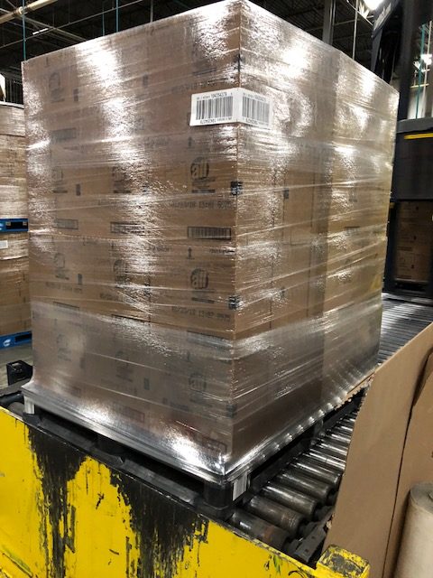Conveyors can become jammed easily--plastic pallets help avoid this.