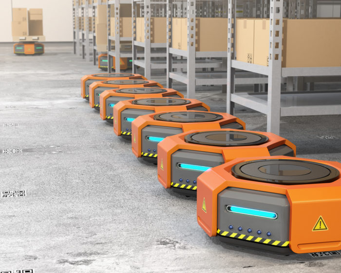 Automation in the warehouse like the use of robots, should be implemented in steps.