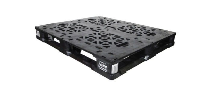 Plastic pallets are easier to lift and handle than wood ones.