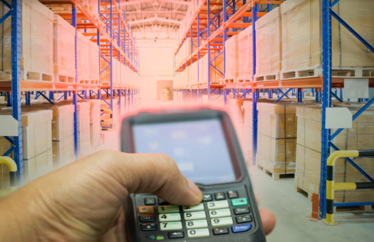 Using an RFID reader in the warehouse