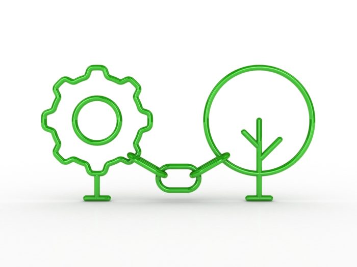 Illustration depicts cradle to cradle business model