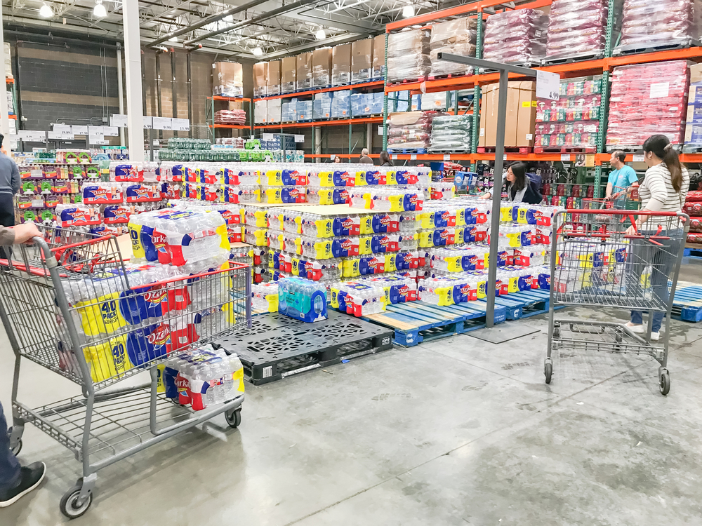 Costco using iGPS plastic pallet