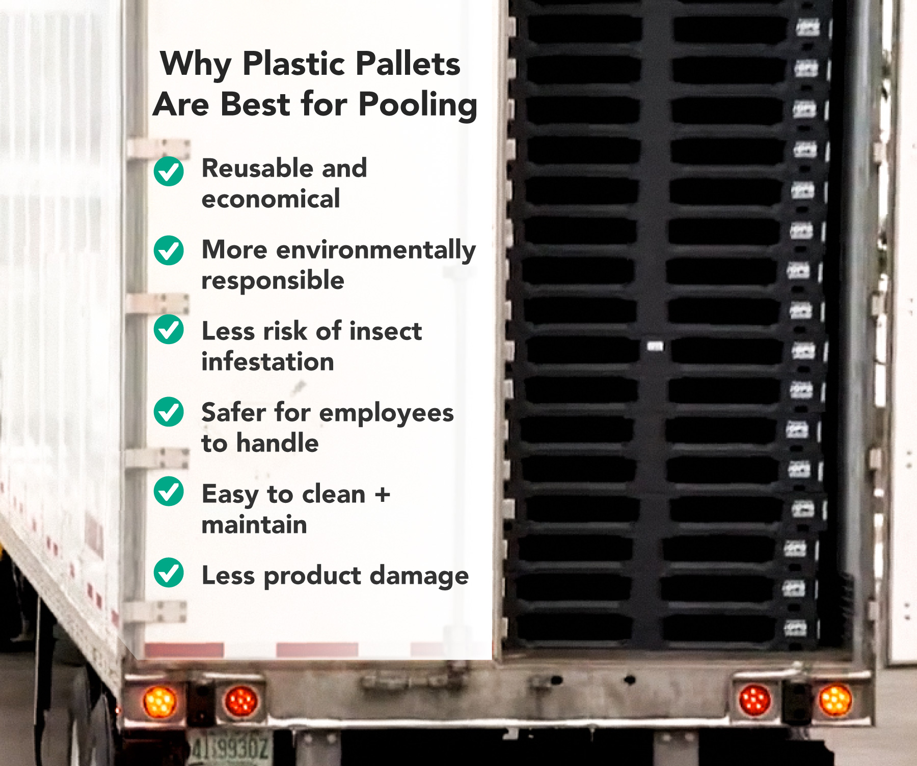 iGPS plastic pallets on truck why plastic pallets are best for pooling